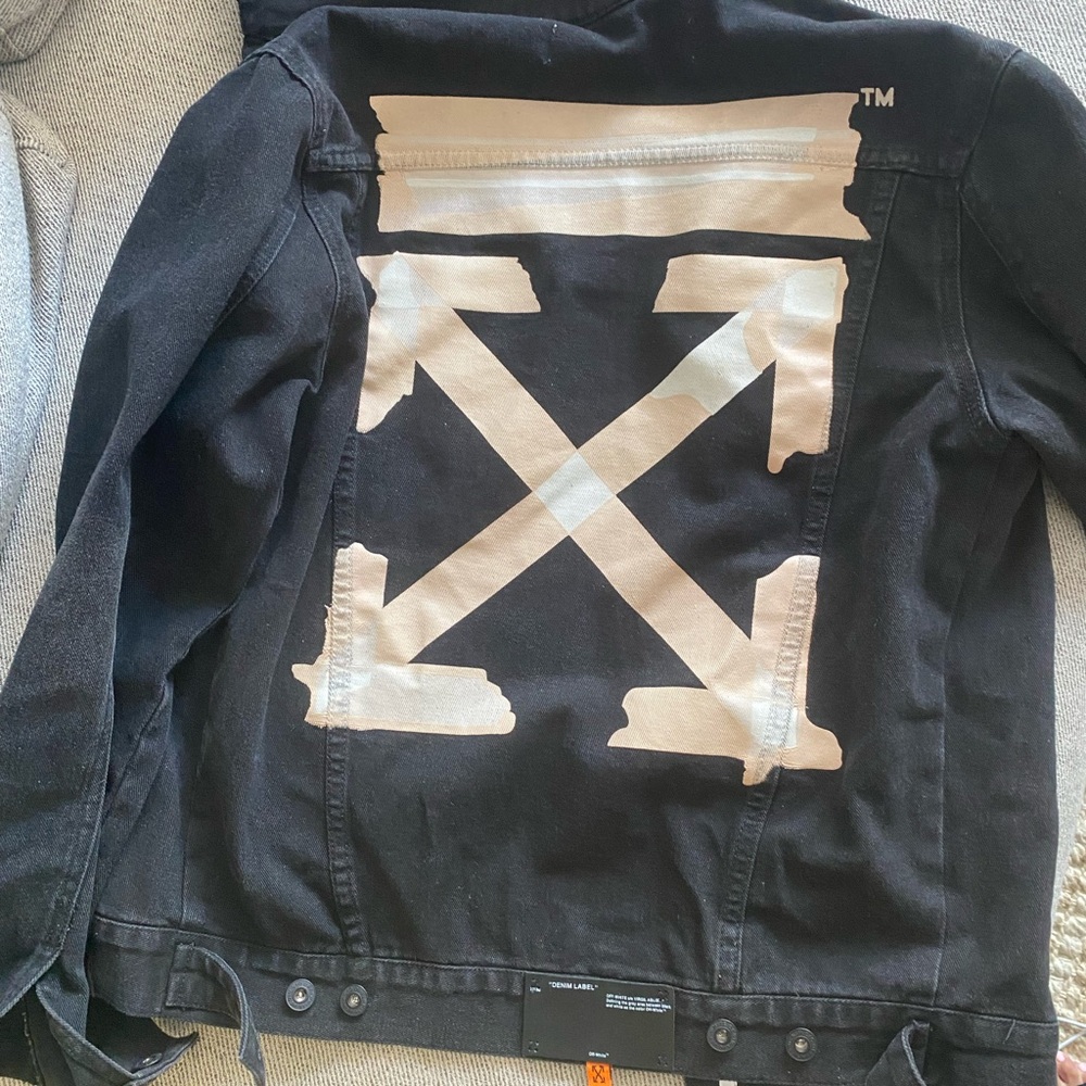 Original Off-White Denim black Jacket